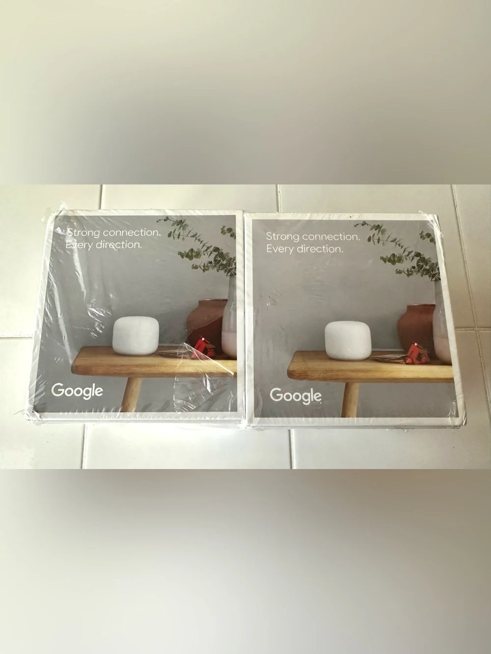 Google Nest Wifi AC2200 Mesh WiFi Routers 2-Pack New Sealed Snow